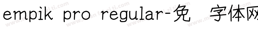 empik pro regular字体转换